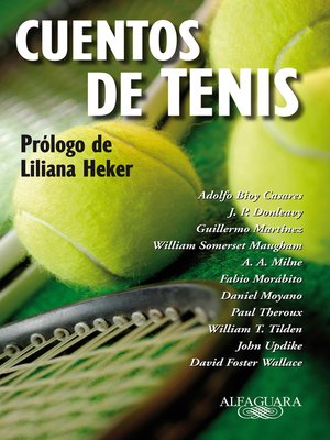 cover image of Cuentos de tenis